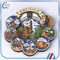 Elegant handmade bespoke round Printing fridge magnets